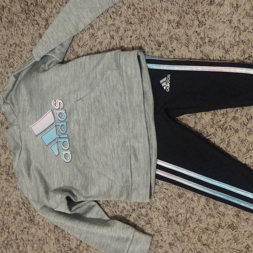 Adidas hoodie and sweatpants set, 2T